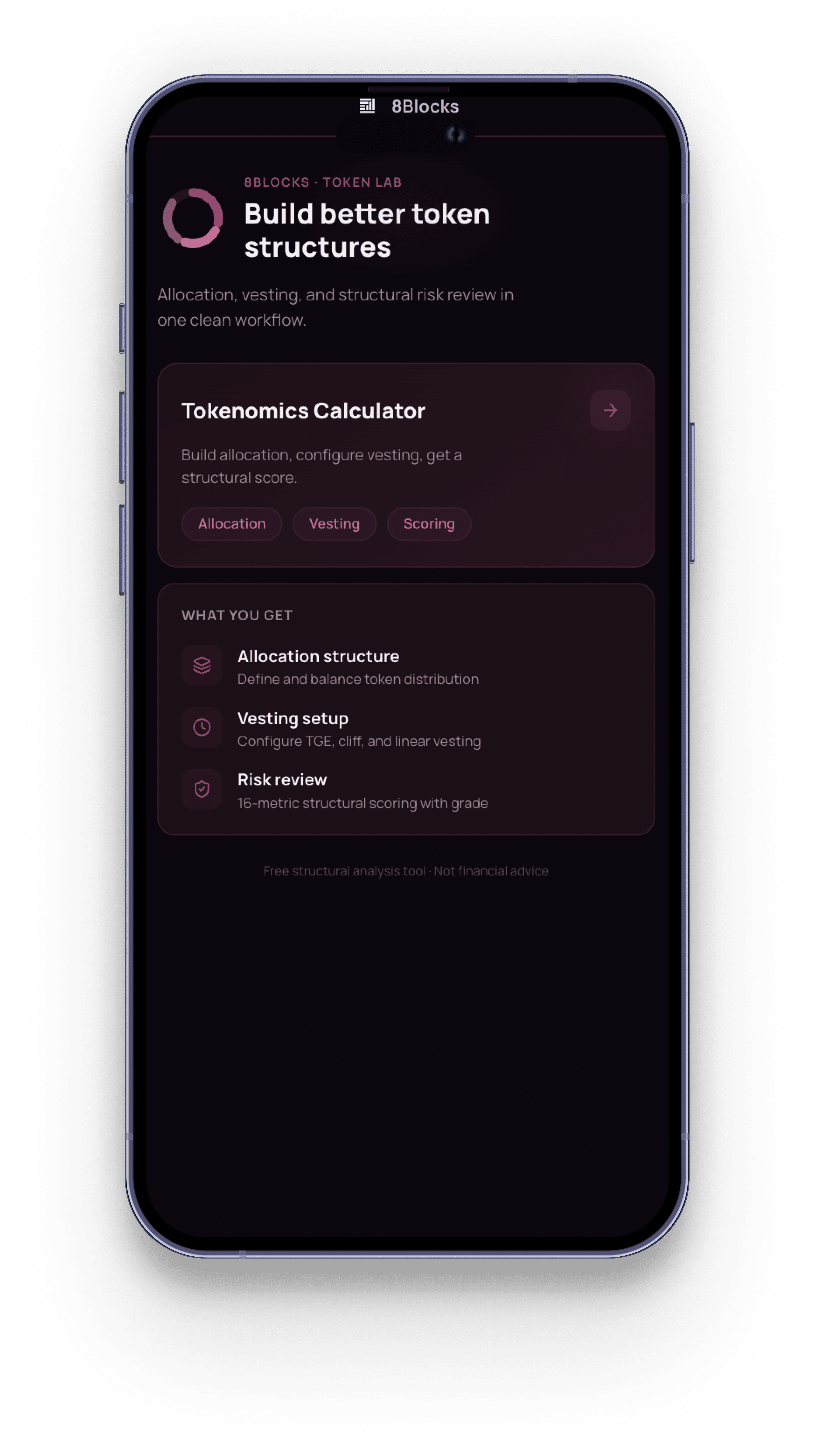 Token Lab — base model